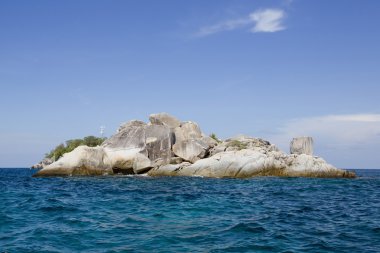 Deniz manzarası ile küçük ada, Koh Lipe, Tayland