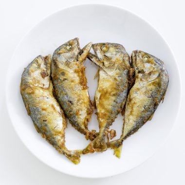 Karides hamur biber sosu (Nam Prik Ka PI) hizmet ile kızarmış Indi