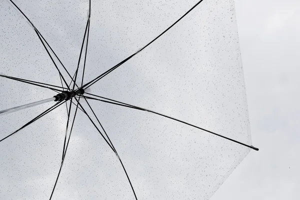Deštník v dešti — Stock fotografie