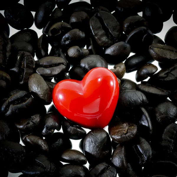 Coffee heart — Stock Photo, Image