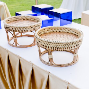 Tay tarzında parmak gıda görüntüleme - hizmet vermeye hazır stand