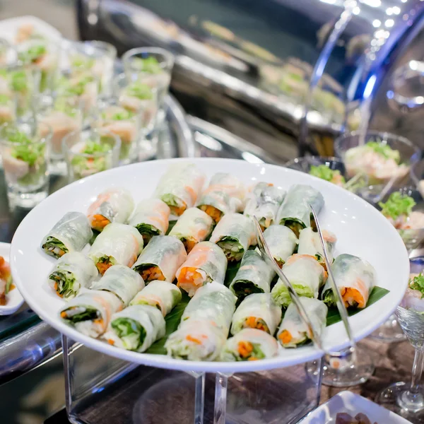 Appetizers and finger food-closeup — Stock Photo, Image