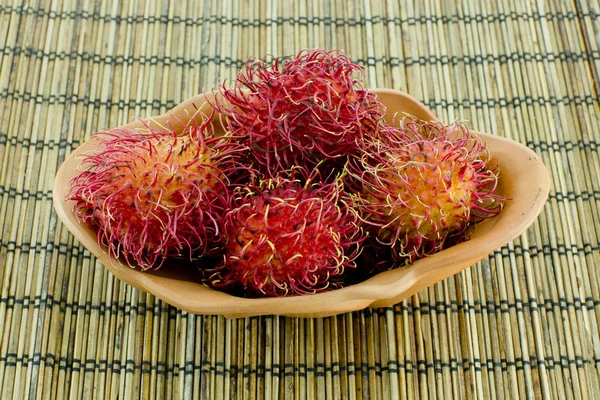 Jagodzian Rambutan - tropikalnych owoców rambutan — Zdjęcie stockowe