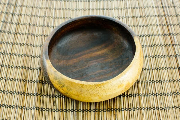 Illustration of wooden bowl — Stok fotoğraf
