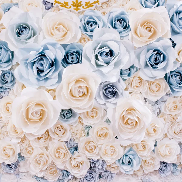 Bröllop vita blommor bakgrund — Stockfoto
