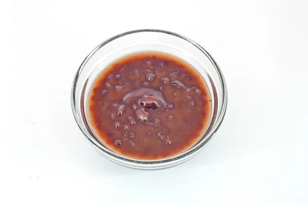 Sobremesa de feijão vermelho, sopa — Fotografia de Stock