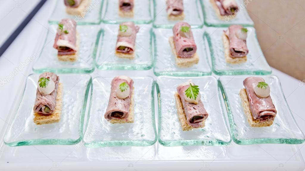 Finger Food in Cocktail Party Stock Photo by ©art9858 70048265