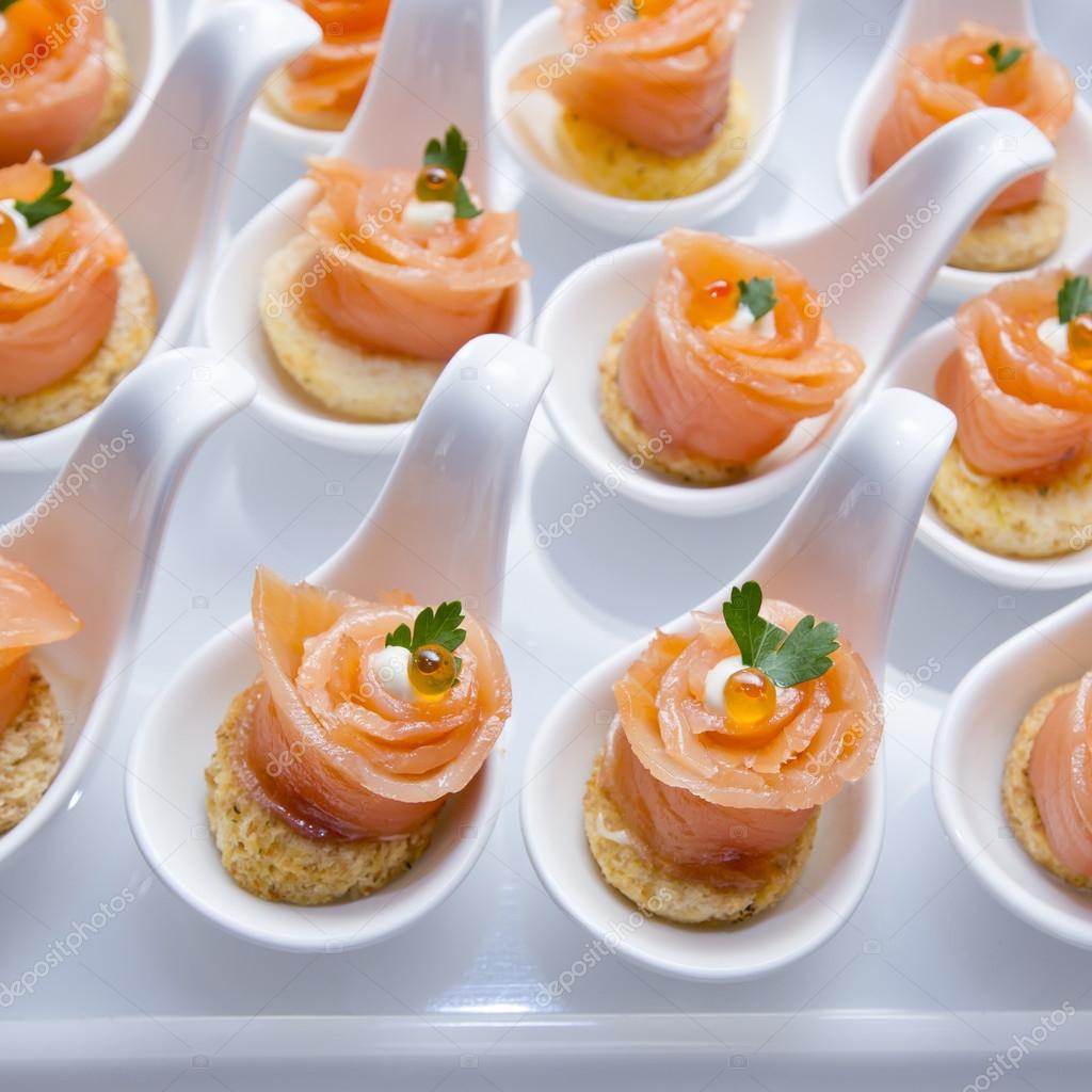 Finger Food in Cocktail Party — Stock Photo © art9858 #70058327