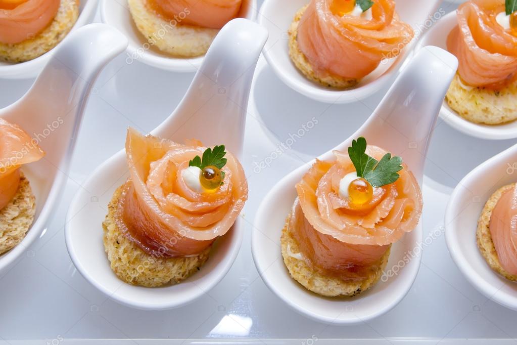 Finger Food in Cocktail Party — Stock Photo © art9858 #70058335