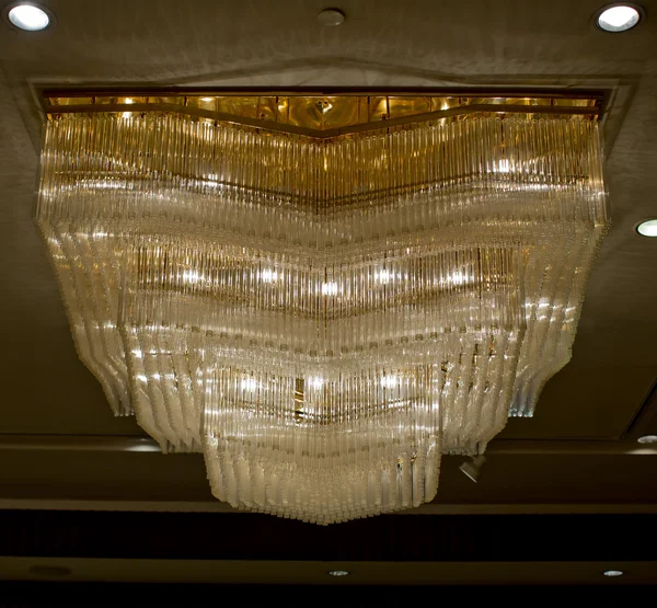 Chrystal chandelier close-up. — Stock Photo, Image