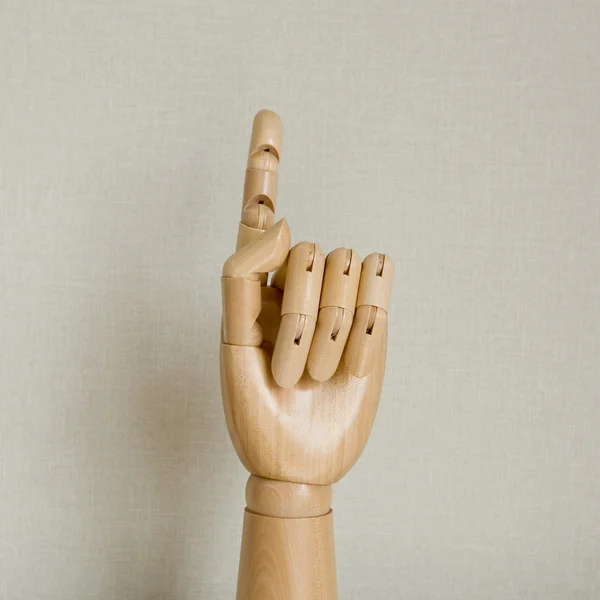 Hand pointing symbol isolated on white background — Stock Photo, Image