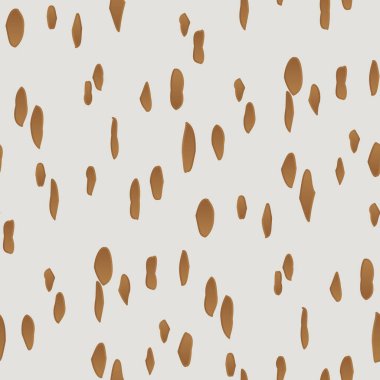 Karmaşık karalama kahverengi damlalar açık arkaplanda