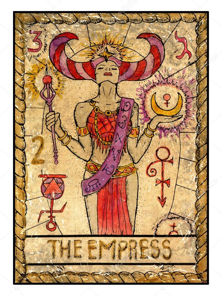 Empress Old Tarot Card Stock Photo By C Samiramay Empress Old Tarot Card Stock Photo By C Samiramay