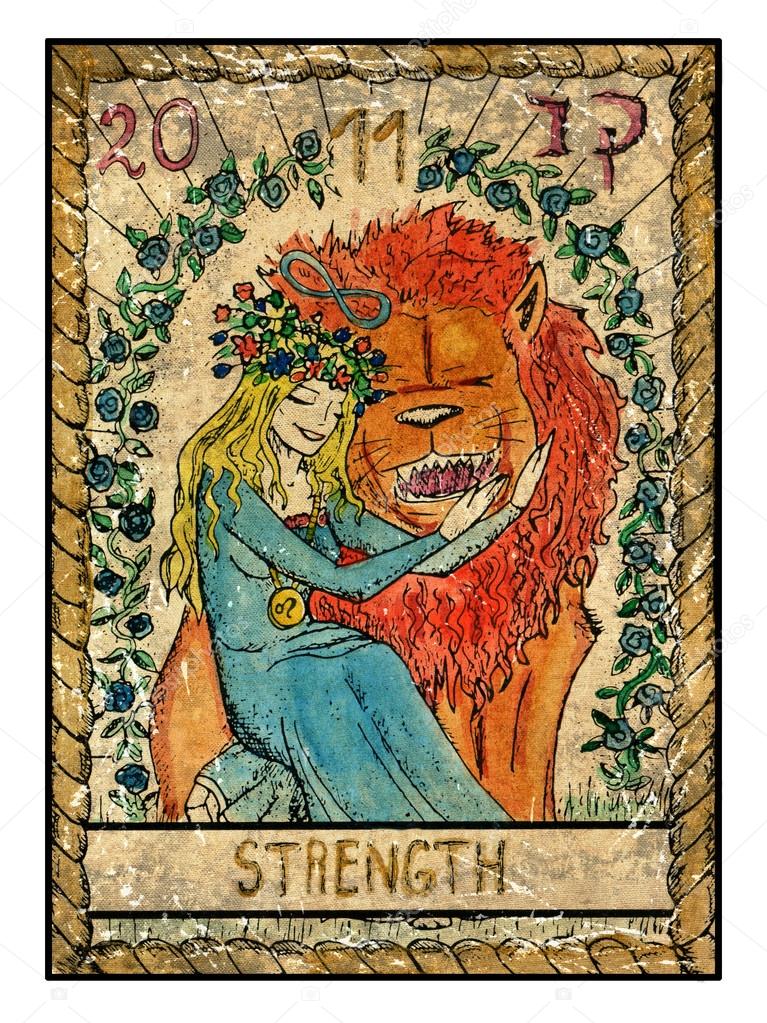 Wheel of fortune tarot card — Stock Photo © Samiramay 100543204