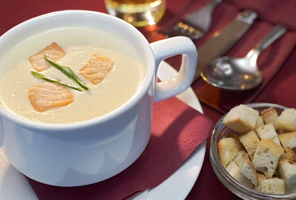 Cream soup — Stock Image Cream soup Stock Picture
