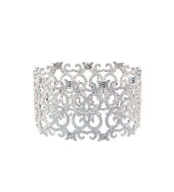 Güzel elmas dantel bilezik