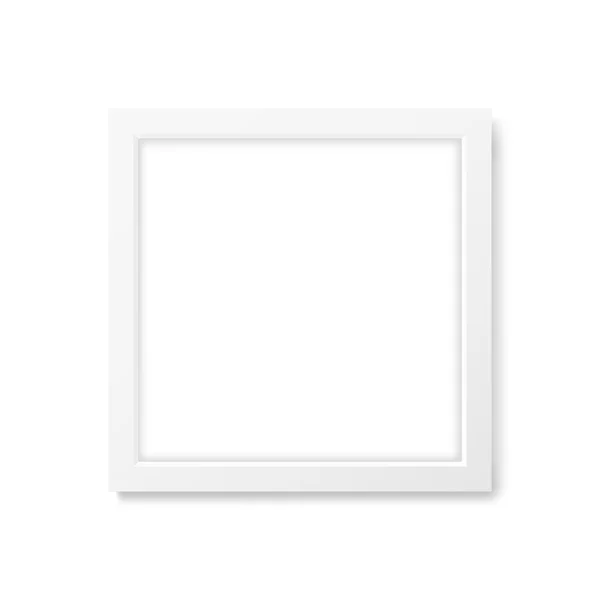 Download Retângulo quadro branco realista com passe-partout mockup — Vetor de Stock © mayrum2 #122346930