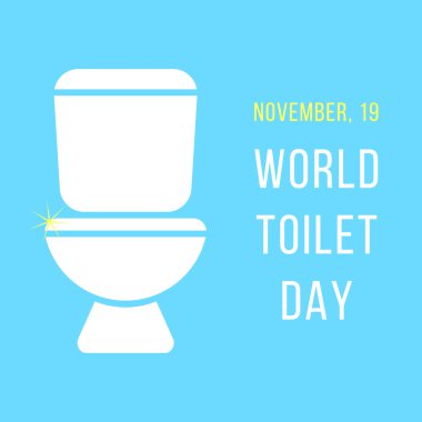 Dünya günü tuvalet kase