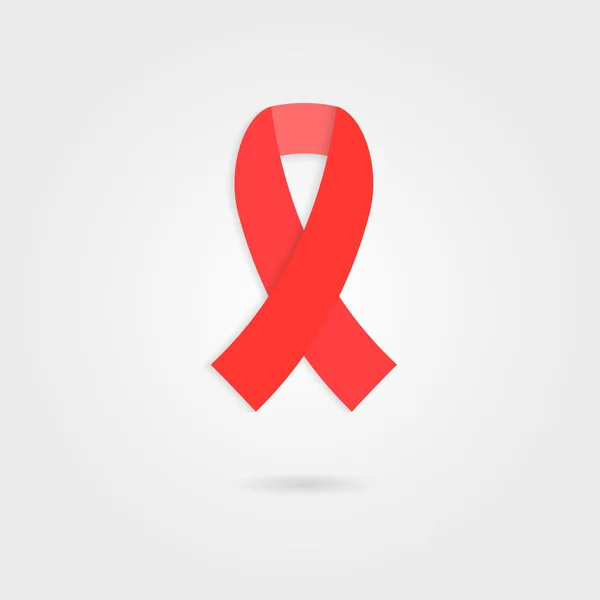 red ribbon like concept of 1 Dec world AIDS day