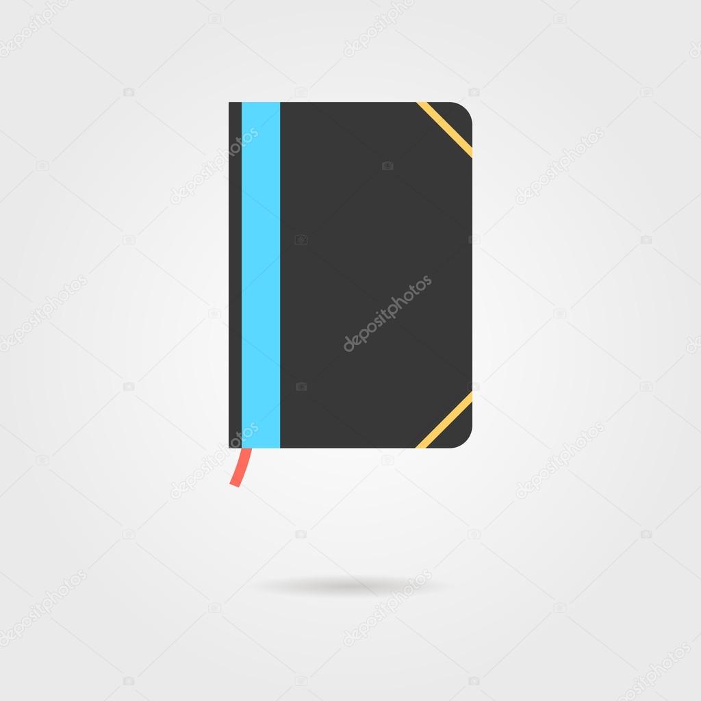 note book icon with shadow
