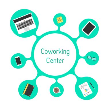 Yeşil kabarcık Merkezi'yle coworking kavramı