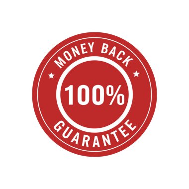 Para Geri Garanti Logosu Amblem Vektörü