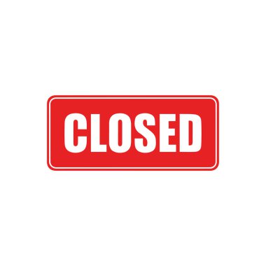 Kapalı Metin Bayrağı Asgari Tasarımı