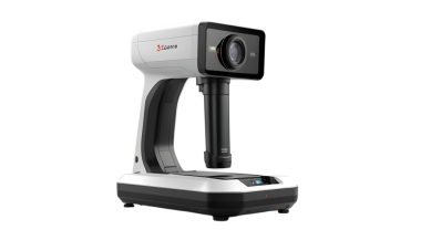 Şeffaf arkaplanda 3B tarayıcı