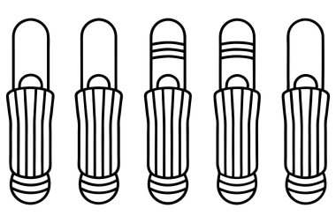 Cırcır böceği çizgisi çizimi