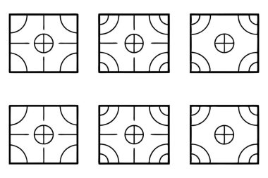 Basketbol sahası boyutları resim çizimi