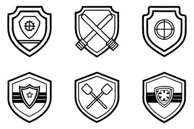 Hokey takımı rozet çizgisi tasarımı