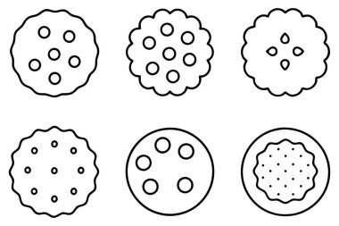 Tabak dolusu kurabiye çizimi