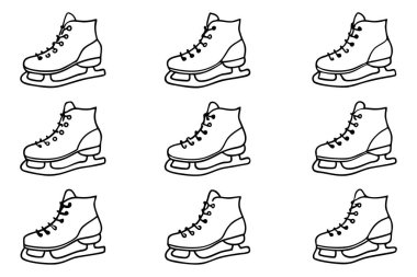 Buz pateni sanatı en az çizim