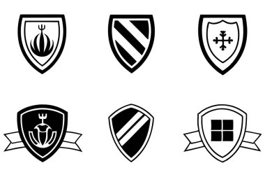 Rugby kulübü amblemi sanat çizgisi grafiği