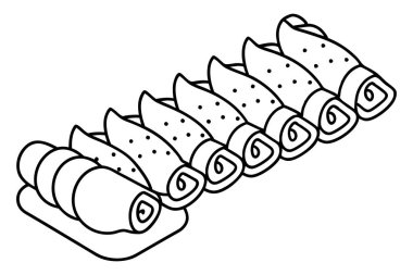 Yumurta rulosu çizimi çok az.