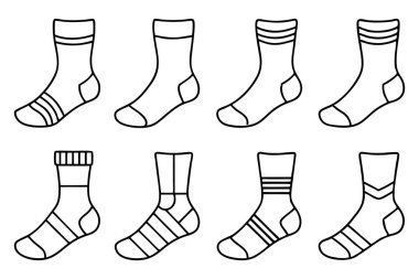 Spor çorapları, sanat eserleri.