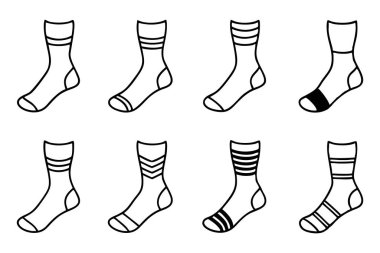 Spor çorapları. Sanat eseri tasarımı.