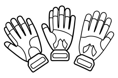 Spor eldivenleri çizim sanatı fikirleri