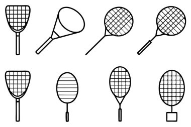 Tenis Ağı Çizgisi Sanat Asgari İllüstrasyonu