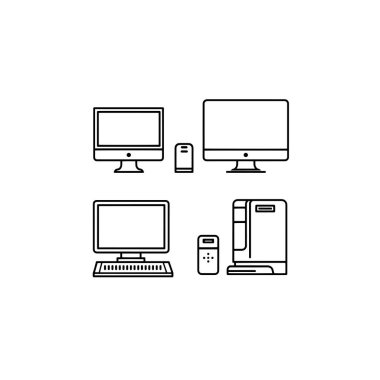 Bilgisayar Çalıştırma Hattı Sanat eseri modern ofis kurulumu