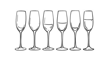 Kristal Şampanya Flüt çizgisi her kutlama için mükemmel.