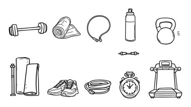 Etkin yaşam için Fitness Posteri Sanat Motivasyon Sanatı