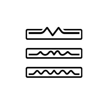 Korkuluk çizgisi sanat vektörü çizimi