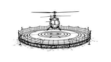 Helikopter pisti iniş ağı (2)