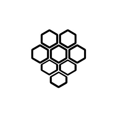 Bal peteği çizgisi sanat yaratıcı modern minimalist stil