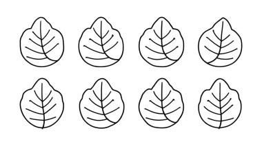 Jackfruit yaprağı çizgisi basit tropikal yaprak çizimi duvar baskısı