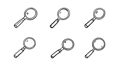 Büyütme Sanatı Çizgisi Açıklık için detaylı tasarım