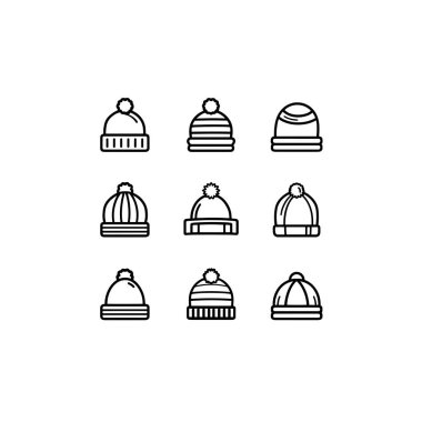 Yeni Doğmuş Şapka ikonu sanat konsepti