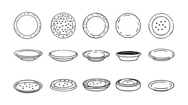 Parti Şapkası çizgisi sanat illüstrasyonu neşeli ve şenlikli parti illüstrasyonu