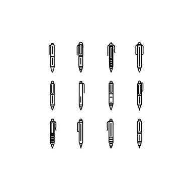 Kalem Simgesi Sanatı Asgari Zarif Biçimi